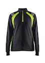 Blaklader 3403 Sweatshirt Halve Rits Visible Reflecterend Dames miniatuur