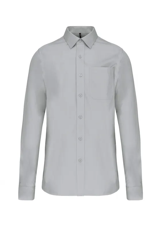 Kariban Poplin K541 Overhemd Lange Mouwen Regular Fit