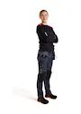 Blåkläder 34081158 Sweatshirt Bi-Colour Regular Fit Dames miniatuur
