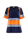 Blåkläder 34101030 T-shirt High Visibility Reflecterend Dames miniatuur