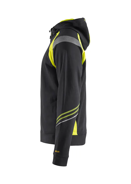 Blaklader 3433 Sweatshirt Hooded Rits Reflecterend Visible