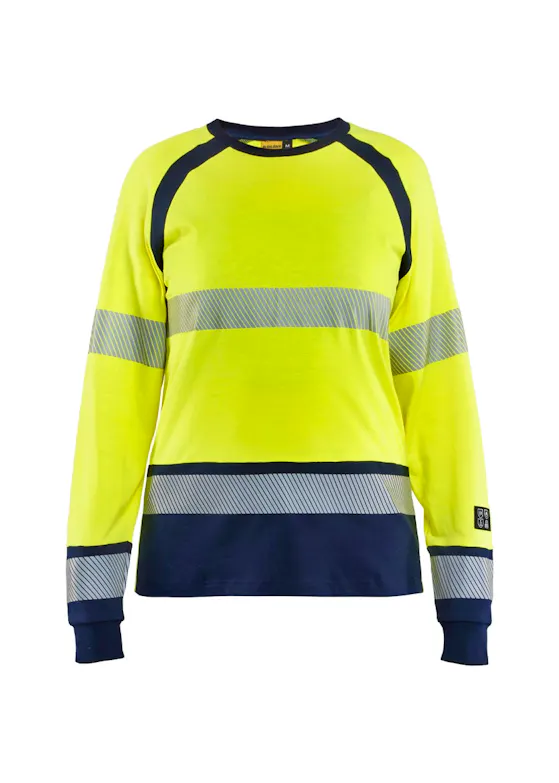 Blaklader 3437 T-shirt Lange Mouwen UV-bescherming Dames Multinorm