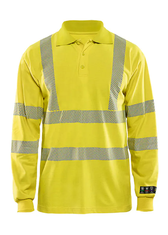 Blåkläder 3439 Multinorm Piqué polo lange mouw