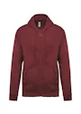 Kariban K479 Sweater met Rits en Capuchon Regular Fit miniatuur