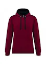 Kariban K446 Sweater Hooded Gecontrasteerde Capuchon Regular Fit miniatuur