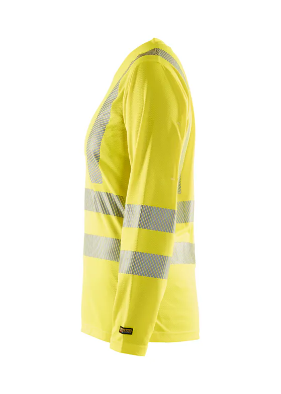 Blaklader 34851013 T-shirt Lange Mouw Reflecterend High Vis Dames