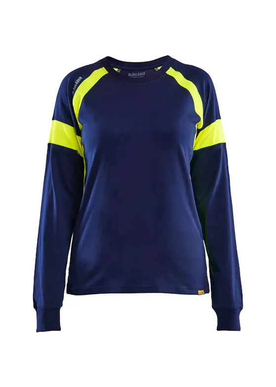 Blaklader 3521 T-shirt Lange Mouwen High Vis Dames Visible