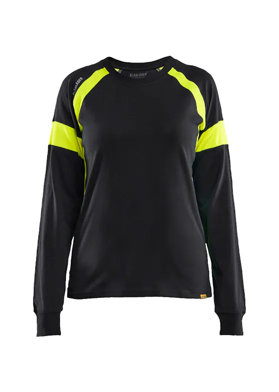 Blaklader 3521 T-shirt Lange Mouwen High Vis Dames Visible