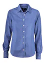 Cutter & Buck Ellensburg 352405 Shirt Regular Fit Denim Dames miniatuur