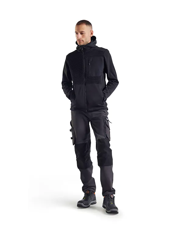 Blåkläder 35402526 Hoodie met Hele Rits Reflecterend