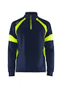 Blaklader 3550 Sweatshirt met High Vis Zones Reflecterend miniatuur