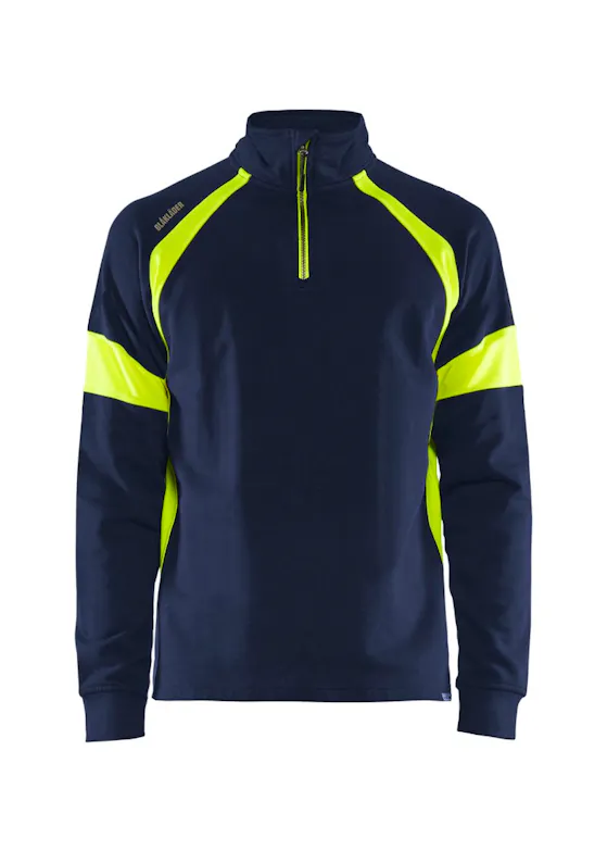 Blaklader 3550 Sweatshirt met High Vis Zones Reflecterend