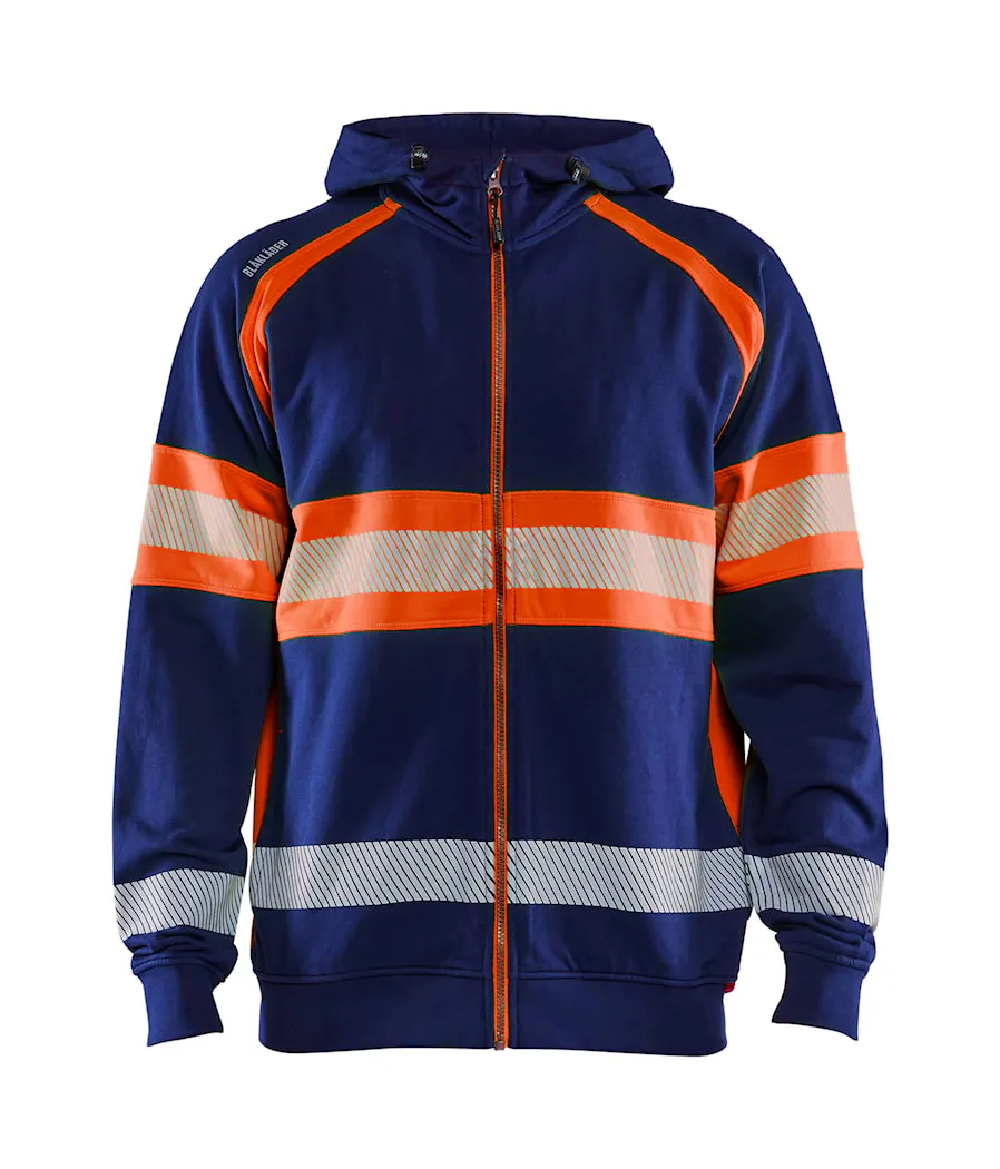 Marineblauw/Oranje