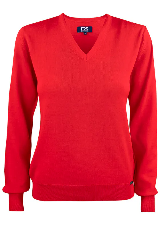 Cutter & Buck Everett 355431 Sweater V-Neck Regular Fit Dames