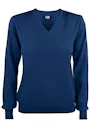 Cutter & Buck Everett 355431 Sweater V-Neck Regular Fit Dames miniatuur