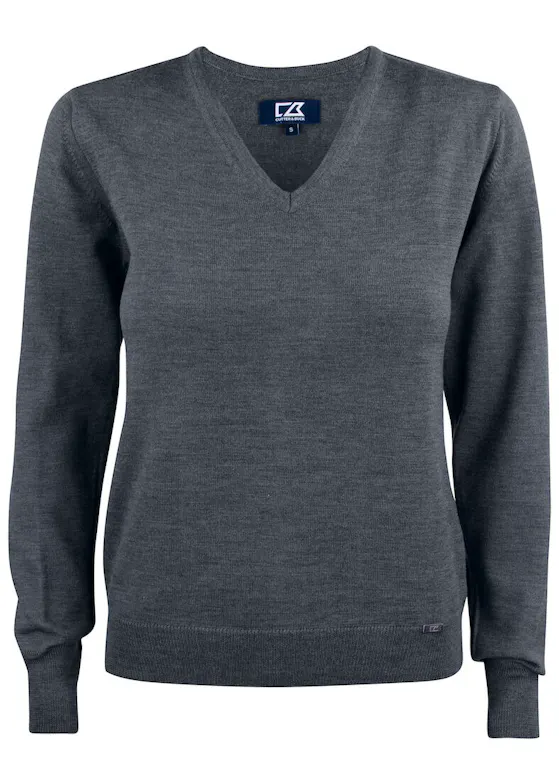 Cutter & Buck Everett 355431 Sweater V-Neck Regular Fit Dames