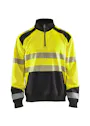 Blaklader 35562528 Sweatshirt Halve Rits High Vis Reflecterend miniatuur