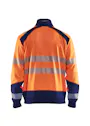 Blaklader 35562528 Sweatshirt Halve Rits High Vis Reflecterend miniatuur