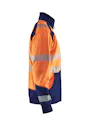 Blaklader 35562528 Sweatshirt Halve Rits High Vis Reflecterend miniatuur