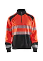 Blaklader 35562528 Sweatshirt Halve Rits High Vis Reflecterend miniatuur
