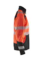 Blaklader 35562528 Sweatshirt Halve Rits High Vis Reflecterend miniatuur
