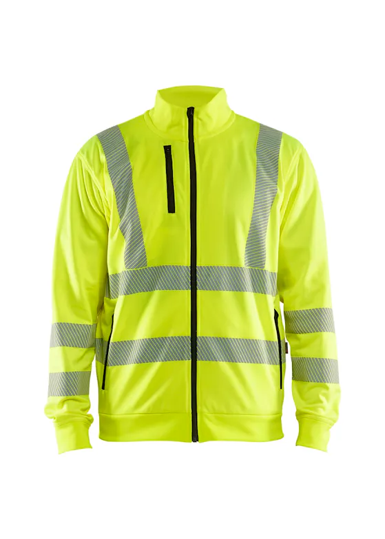 Blåkläder 3563 Sweatshirt High Visibility Rits Reflecterend D-ring