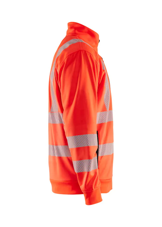 Blåkläder 3563 Sweatshirt High Visibility Rits Reflecterend D-ring