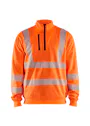 Blåkläder 35642538 Sweatshirt Halve Rits High Visibility Regular Fit miniatuur