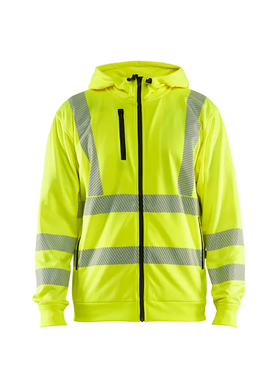 Blåkläder 3565 Hoodie High Visibility Rits Reflecterend D-ring