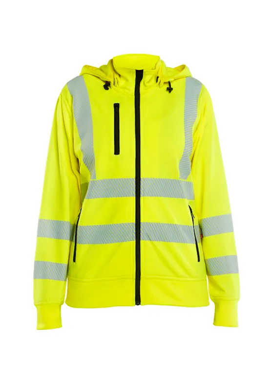Blaklader 3574 Dames Sweatshirt Met Afneembare Capuchon High Vis