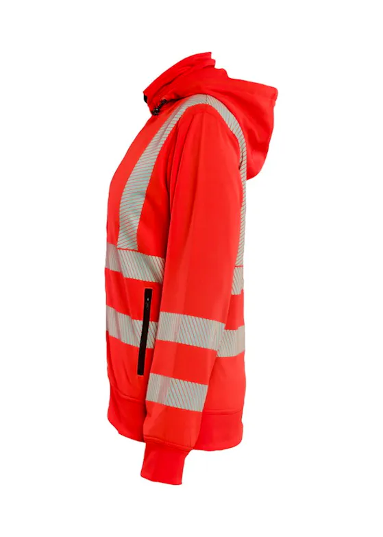 Blaklader 3574 Dames Sweatshirt Met Afneembare Capuchon High Vis
