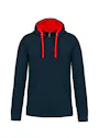 Kariban K446 Sweater Hooded Gecontrasteerde Capuchon Regular Fit miniatuur