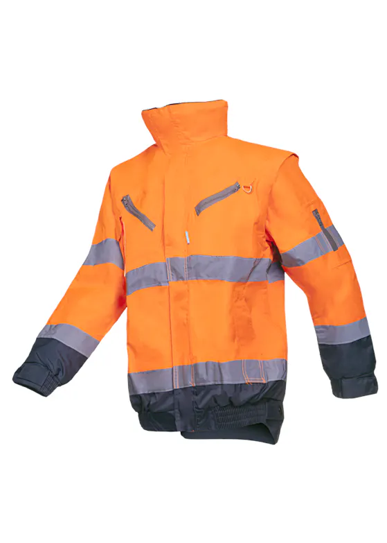 Sioen Signalisatie Winterblouson met Uittritsbare Mouwen Campbell 364AN2EX1