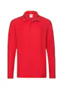 Fruit of The Loom Premium F541N Poloshirt Long Sleeve miniatuur