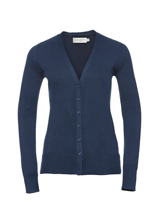 Russell Z715F V-Neck Knitted Cardigan Regular Fit Dames