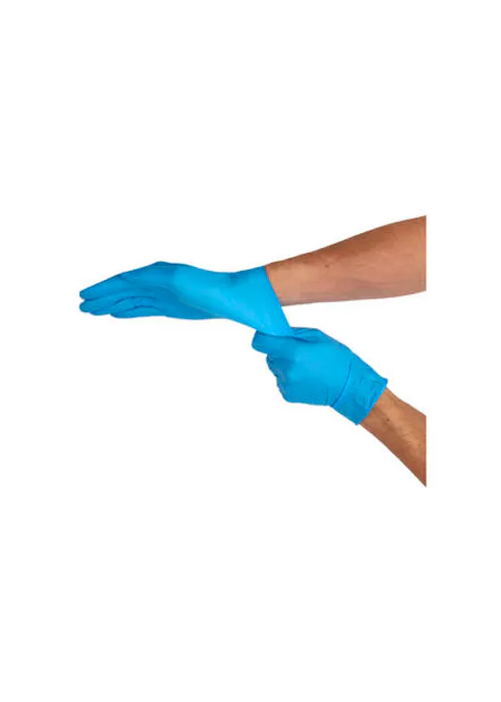 CMT Handschoenen Latex Gepoederd Blauw (1.000 stuks)