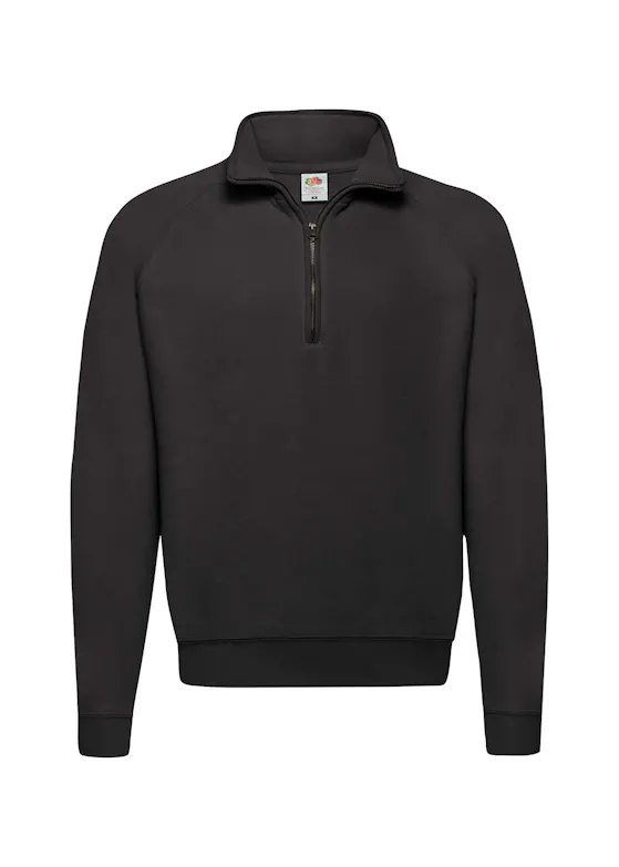 Fruit of The Loom Classic Zip Neck Sweat