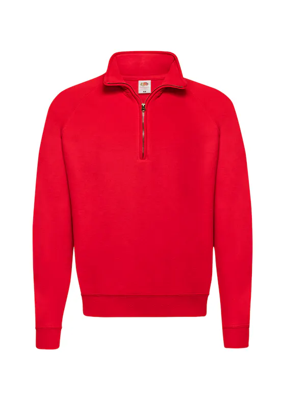 Fruit of The Loom Classic Zip Neck Sweat