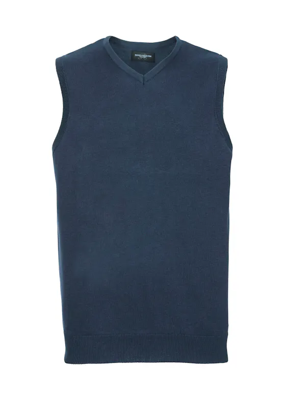Russell Z716 Knitted Pullover V-Neck Sleeveless Regular Fit