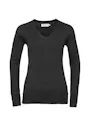 Russell Z710F Trui V-Neck Knitted Regular Fit Verwarmd Dames miniatuur