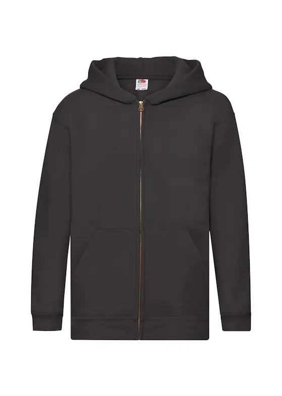 Fruit of The Loom F401K Sweat Jacket Hooded Regular Fit Premium Kinderen