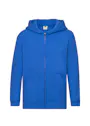Fruit of The Loom F401K Sweat Jacket Hooded Regular Fit Premium Kinderen miniatuur