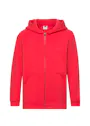 Fruit of The Loom F401K Sweat Jacket Hooded Regular Fit Premium Kinderen miniatuur