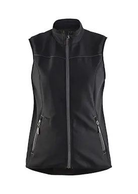Blaklader 3851 Bodywarmer Softshell Waterafstotend Stretch Dames Unite