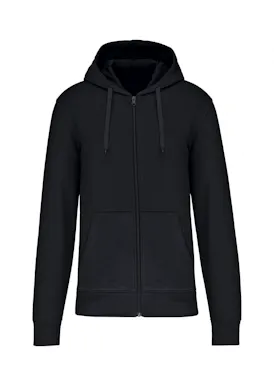 Kariban Ecologische Herensweater Met Capuchon en Ritssluiting