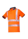 Sioen Tiola 3881 Poloshirt Hi-Vis Antibacterieel Dames miniatuur