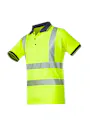 Sioen Tiola 3881 Poloshirt Hi-Vis Antibacterieel Dames miniatuur