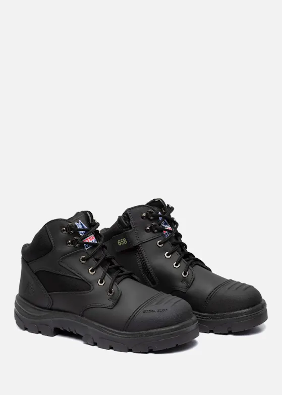 Steel Blue Parkes ZIP Black TPU SC S3 Black