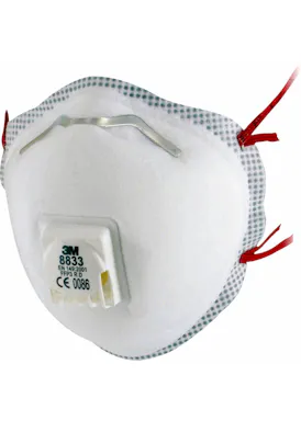 3M Stofmasker FFP3 8833