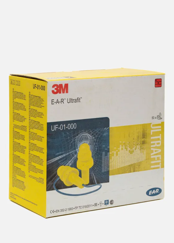 3M EAR UF-01-000 Ultrafit Oordoppen Met Koord (50 stuks)